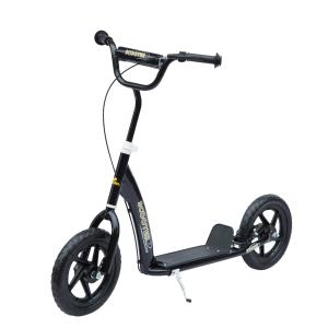 HOMCOM HULAJNOGA DLA DZIECI SCOOTER HULAJNOGA MIEJSKA KICKBOARD 12 CALI czarna