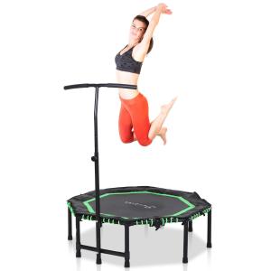 Trampolina fitness dla dzieci i dorosłych Trampolina ogrodowa zielony+czarny