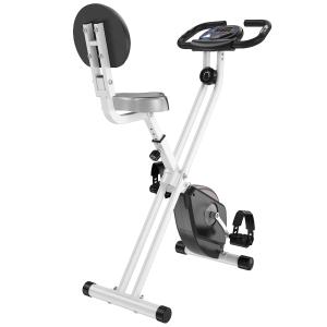 Rower treningowy Trenażer rowerowy z 8-stopniową regulacją oporu magnetycznego stalowy czarny