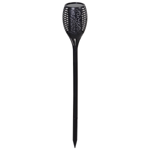 Zestaw oświetlenia solarnego Outsunny składający się z 2 lamp płomieniowych 51 diod LED wodoodporny plastik Ø12 x 78 cm