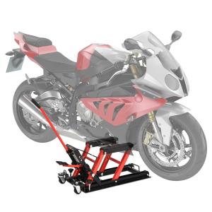 Podnośnik motocyklowy Hydrauliczny podnośnik motocyklowy maks. 680 kg stal czerwony