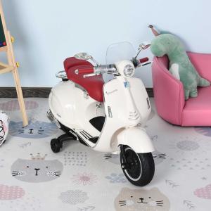 Pojazd elektryczny motocykl dziecięcy z oświetleniem muzyka MP3 3-6 lat PP kolor biały