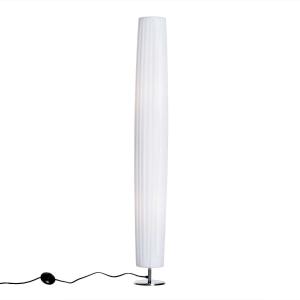 HOMCOM LAMPA STOJĄCA PODŁOGOWA ZE STALI NIERDZEWNEJ SALON E27 120CM biała