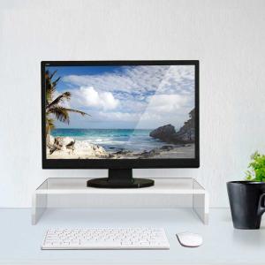 HOMCOM PODSTAWKA AKRYLOWA POD MONITOR TELEWIZOR