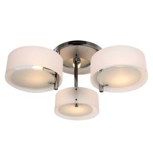 HOMCOM ŻYRANDOL AKRYLOWY LAMPA SUFITOWA WISZĄCA CHROM 40W