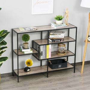 HOMCOM regał, biblioteczka regał magazynowy styl industrialny