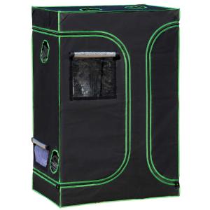 Growbox namiot uprawowy 90x60x135 cm szklarnia na rośliny 600D tkanina Oxford stal Outsunny