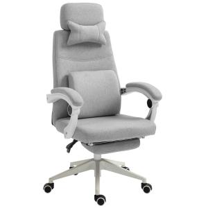 Vinsetto Bürostuhl Gamingstuhl Ergonomisches Design Polyester Schaumstoff MDF Kunststoff