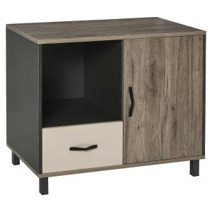 HOMCOM MDF 4-Compartment Sideboard Cabinet