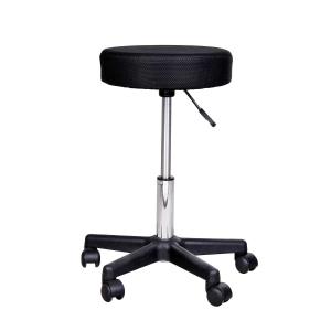 HOMCOM Salon Spa Swivel Stool W/Changeable Covers: Red, White, Black