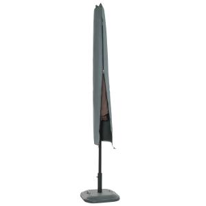 Outsunny Garden Offset Umbrella Parasol Waterproof Cover-Grey