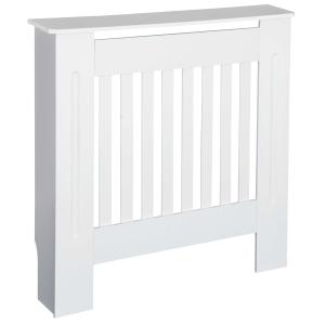 HOMCOM 78Lx19Wx81H cm MDF Radiator Cover-White