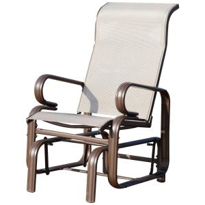 Outsunny Rocking Swing, Texteline, 59.6Wx47Dx103H cm-Light Grey