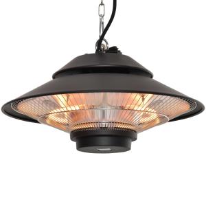 Outsunny 1500W Electric Patio Heater Hanging Heater w/ Remote Control for Outdoor Indoor