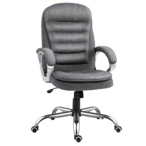 Vinsetto Office Chair Rock 360° Rolling Lumbar Support Adjustable Height Work