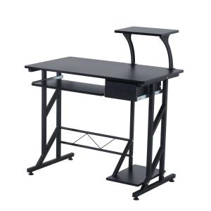 HOMCOM Compact Computer Desk-Black