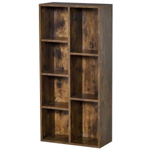 HOMCOM Bookcase Modern Bookshelf Display Cabinet Cube Storage Unit for Home Office