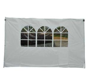 Outsunny 2 Paredes Laterales con Ventanas para Carpa - Color Blanco - Oxford - 3x2 m