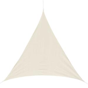 Toldo Vela 4x4x4m Triangulo Color Crema Sombrilla Parasol Terraza Jardin Camping