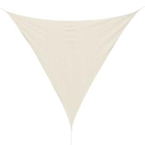 Toldo Vela 3x3x3m Triangulo Color Crema Sombrilla Parasol Terraza Jardin Camping