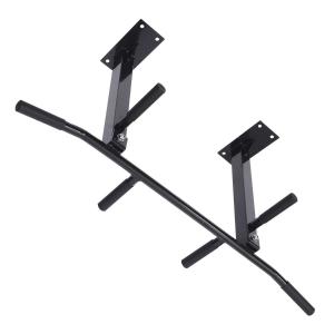 HOMCOM Barra Flexiones Montaje en Techo Chin-Up 6 Mangos Barra De Dominadas Carga Maxima 150kg
