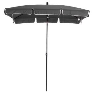 Outsunny Sombrilla Grande Parasol Reclinable 2.35m Sombrilla Impermeable y Resistente a UV para Jardín Patio Playa Piscina Terraza