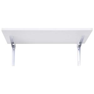 HOMCOM Mesa Plegable de Pared Mesita Auxiliar Abatible Colgante 60x40x20 cm Portátil para Cocina Comedor Dormitorio Blanco