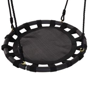 HOMCOM Columpio para Niños +3 Años Nido Infantil Columpio de Árbol Forma Redonda Carga 100kg Asiento Cómodo Tela de Oxford Jardín al Aire Libre