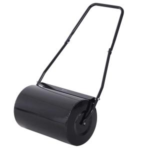 DURHAND® Rodillo de Césped de Jardín Acero 38L Llena de Agua o Arena Medida de Rodillo Φ32x50cm Asa Desmontable