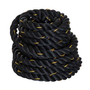 HomCom Cuerda de Batalla Battle Rope para Ejercicio y Formación de Fitness y Crossfit diametros 38mm Longitud 9m