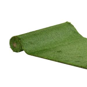Outsunny Césped Artificial 1x4 m Césped Sintético Gruesa de 40 mm para Terraza Jardín Balcón con Orificios de Drenaje Impermeable Alta Densidad Verde