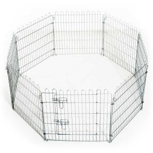 PawHut® Parque para Perros Valla para Perros Cachorros Animales Rejilla Medidas 63 x 91 CM
