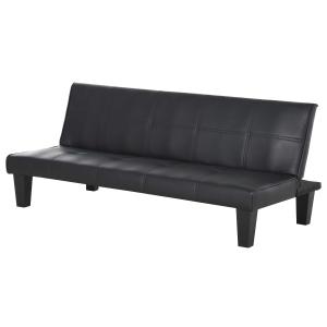 HOMCOM Sofá Cama de 3 Plazas Diseño 2 en 1 Plegable sin Reposabrazos Estructura Sólida con Acolchado de Esponja Cómodo 165x75,5x70cm Gris