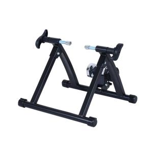 HOMCOM Rodillo Magnético Bicicleta Rodillo para Ciclismo Plegable de Acero Entrenamiento Capacidad Máx. 135 kg 54.5x47.2x39.1cm Negro