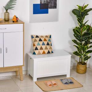 HOMCOM Casillero de Madera para Almacenamiento de Ropa Juguetes para Salón Habitación y Baño Carga de 20kg Blanco 81x40x46cm