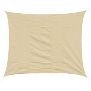 Outsunny Toldo Vela 3x4m Rectángulo Color Arena Sombrilla Parasol Terraza Jardin Camping