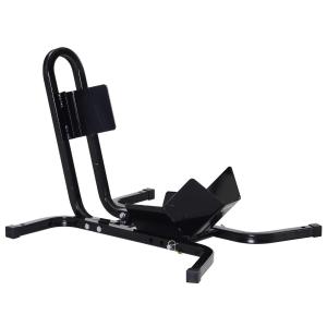 HOMCOM Aparcamiento de Moto Ajustable Soporte de Rueda de Moto Metal para Ruedas Diametro 43 48 53cm
