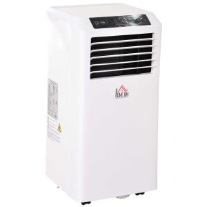 Homcom® Klimatyzator Przenośny Mobilna Klimatyzacja 3 w 1 Osuszanie Powietrza Pilot 24h Timer Abs