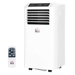 Homcom® Klimatyzator Przenośny Mobilna Klimatyzacja 3 w 1 Osuszanie Powietrza Pilot 24h Timer Abs