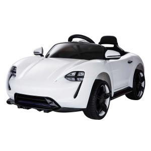 HOMCOM® SAMOCHÓD ELEKTRYCZNY DLA DZIECI Z PILOTEM biały 115 x 65 x 50 cm (DxSxW)