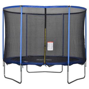 Trampolina z siatką zabezpieczającą Trampolina ogrodowa Stal Ø 305 x wys. 248 cm