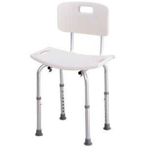 HOMCOM KRZESŁO POD PRYSZNIC TABORET OPARCIE