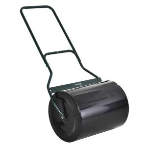 Walec ogrodowy z rączką w kształcie litery U walec do trawy wałek do trawy 60 l wypełnienie wodą/piachem metal