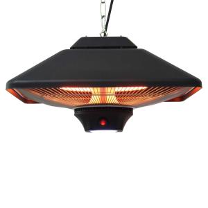 Outsunny PROMIENNIK PODCZERWIENI Z PILOTEM OŚWIETLENIE LED 2000 W czarny