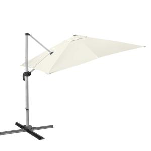 Parasol rzymski parasol lampowy parasol ogrodowy regulacja 0–60° zakres obrotu 360° aluminiowy