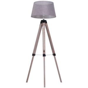 HOMCOM® LAMPA STOJĄCA TRÓJNÓG REGULOWANA WYSOKOŚĆ LAMPA PODŁOGOWA