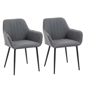 HOMCOM eetkamerstoelen set stoel