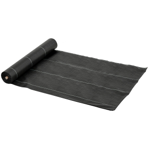 Agrotkanina przeciw chwastom agrowłóknina na chwasty 100 g/m² kolor czarny 50x2 m