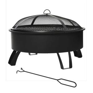 Misa paleniskowa 2 w 1 Kosz paleniskowy z ochroną przed iskrami ruszt do grilla Grill ogrodowy