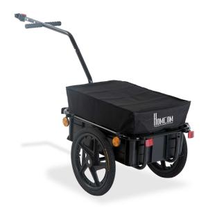 HOMCOM Cargo Trailer Bike W/Carrier Utility Luggage